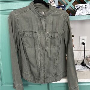 Liverpool Green Shirt Jacket